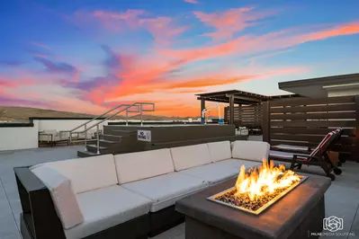 Evening Rooftop Deck