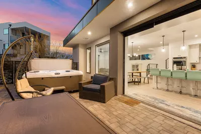 Private Patio and Hot Tub