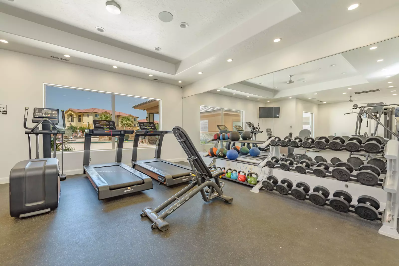 Fitness Room in Clubhouse