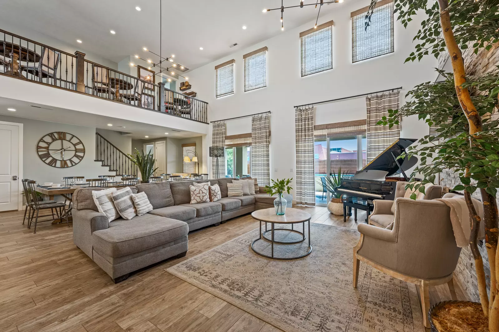 Main Floor Living Room with Piano