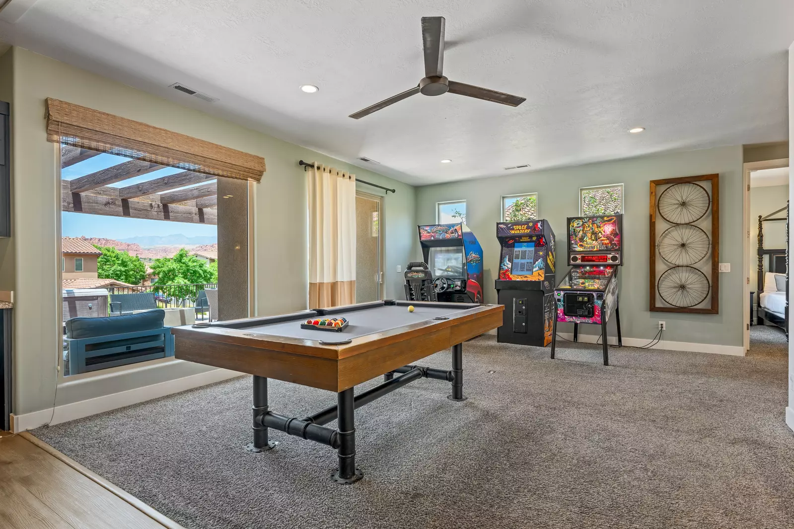 2nd Floor Game Room (Pool Table & 3 Arcade Games)