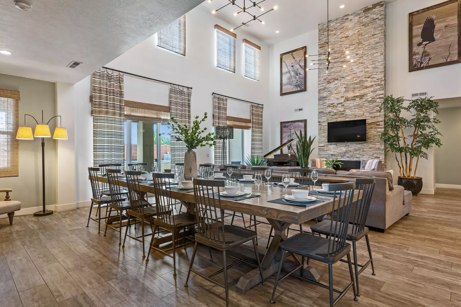 Main Floor Dining Table/Living Room