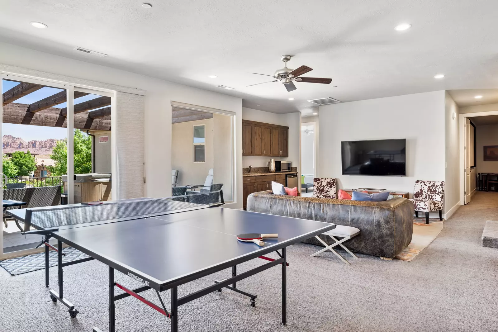 Ping Pong Table in Loft