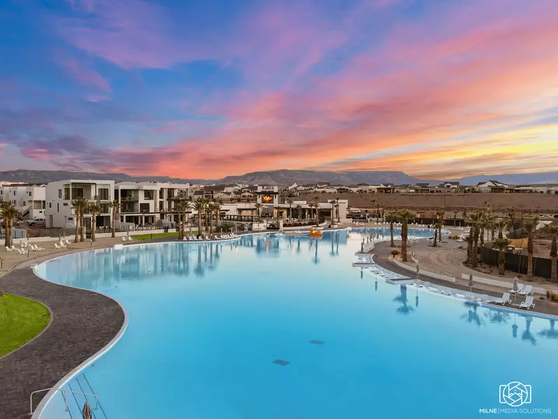 Desert Color Resort at Sunset