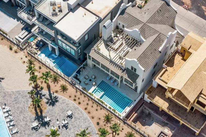 Aerial View: Patio / Private Pool and Hot Tub