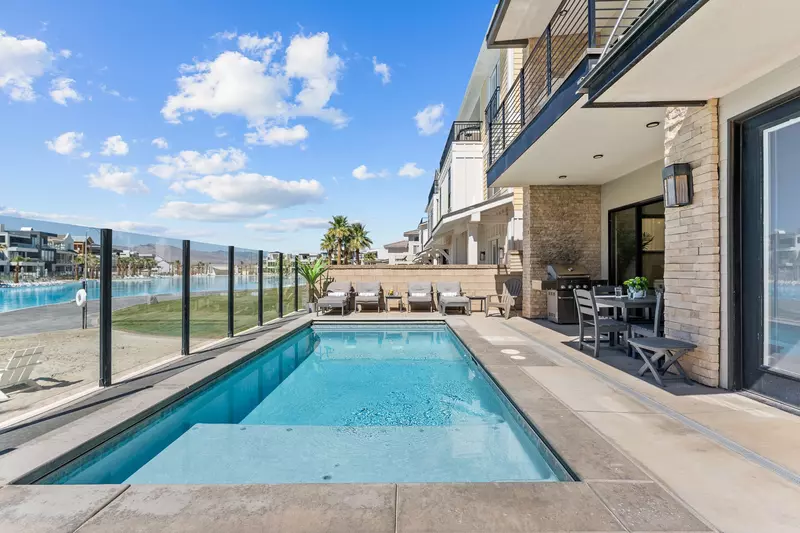 Backyard Private Pool with Lagoon Access