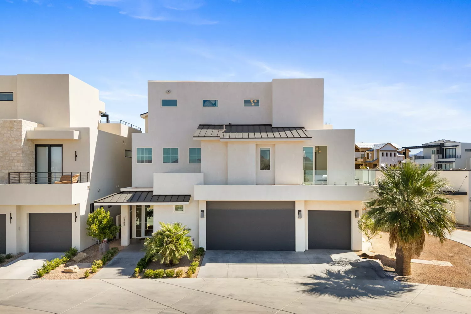 Exterior - Garage and Driveway Parking