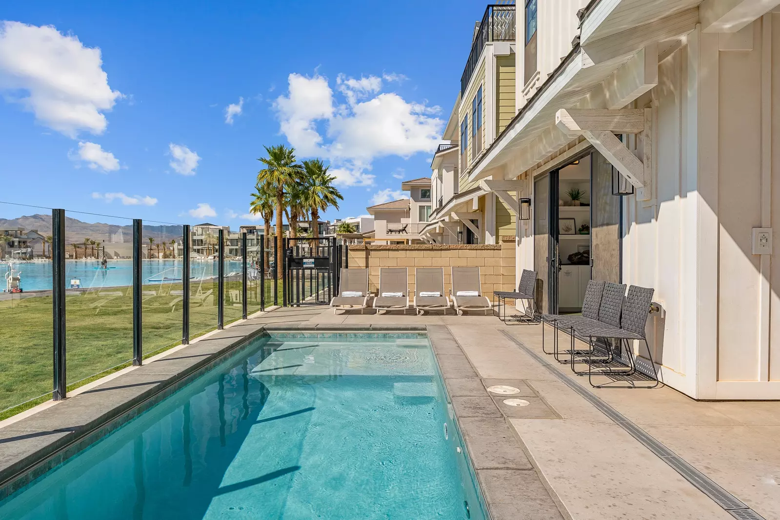 Private Pool with Lagoon Access