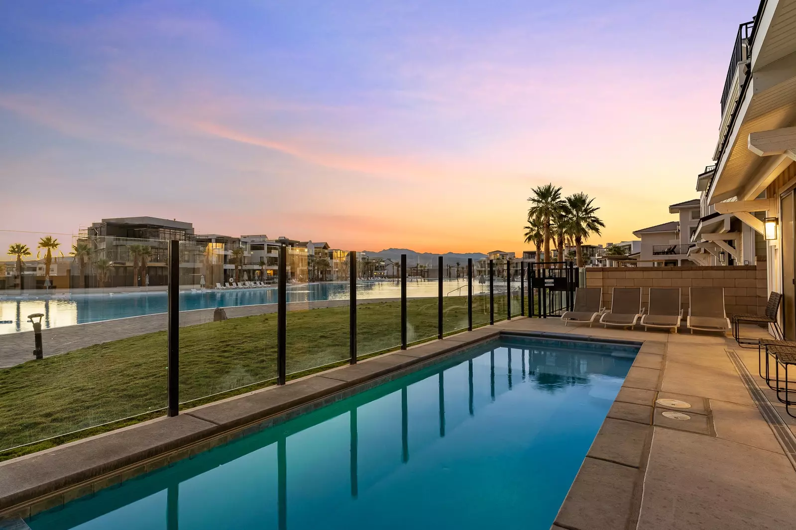 Private Pool with Lagoon Access