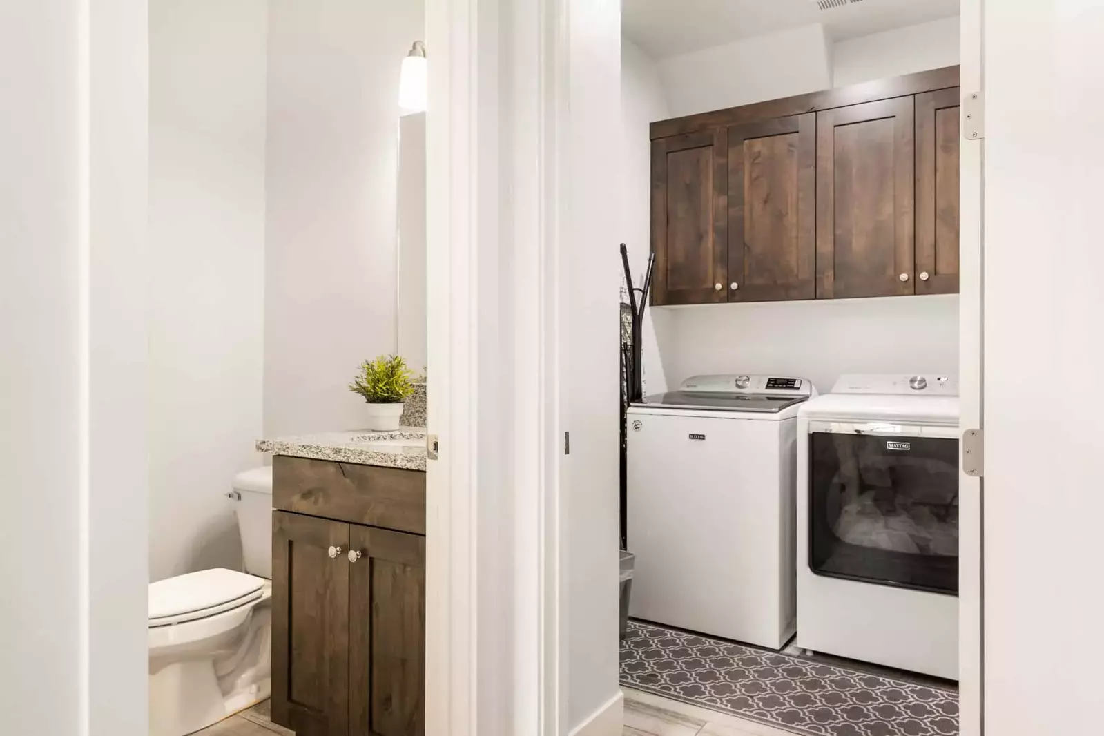 Laundry Room and Half Bath