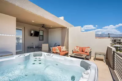 Balcony with Private Hot Tub