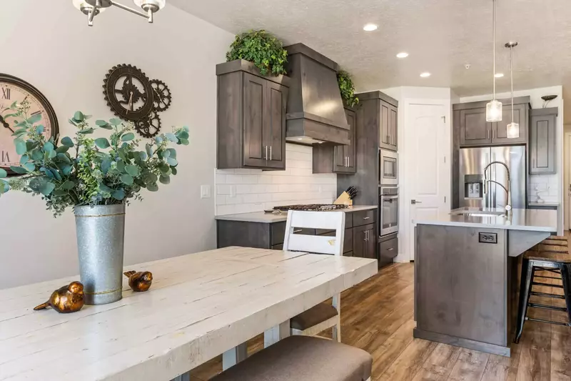 Dining Room Table and Kitchen