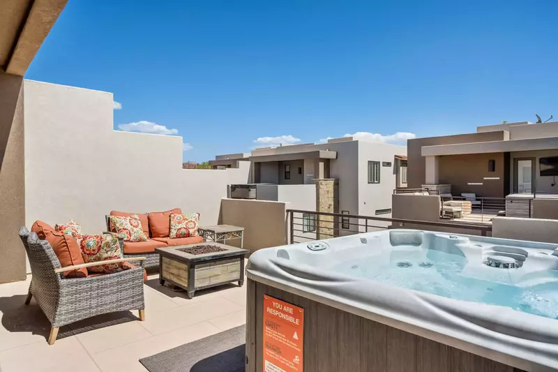 Balcony with Private Hot Tub