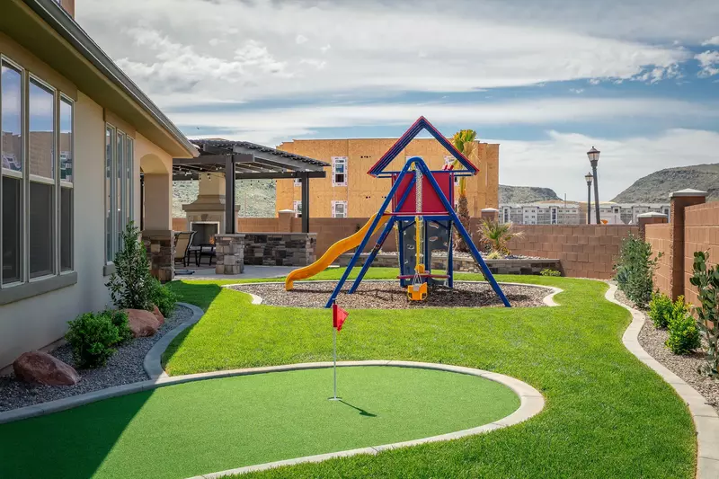 Private Playground and Putting Green