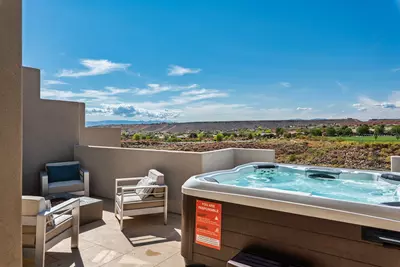 Balcony with Private Hot Tub