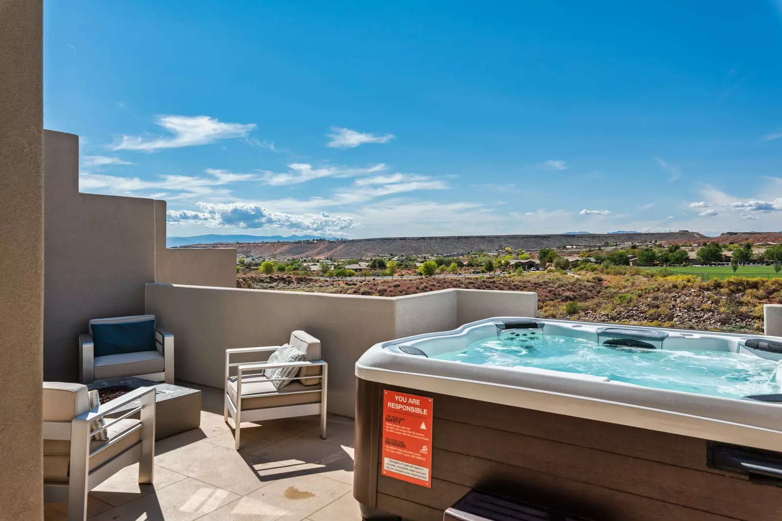 Balcony with Private Hot Tub