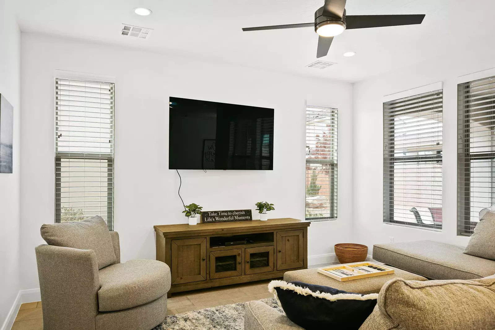 Living Room with TV