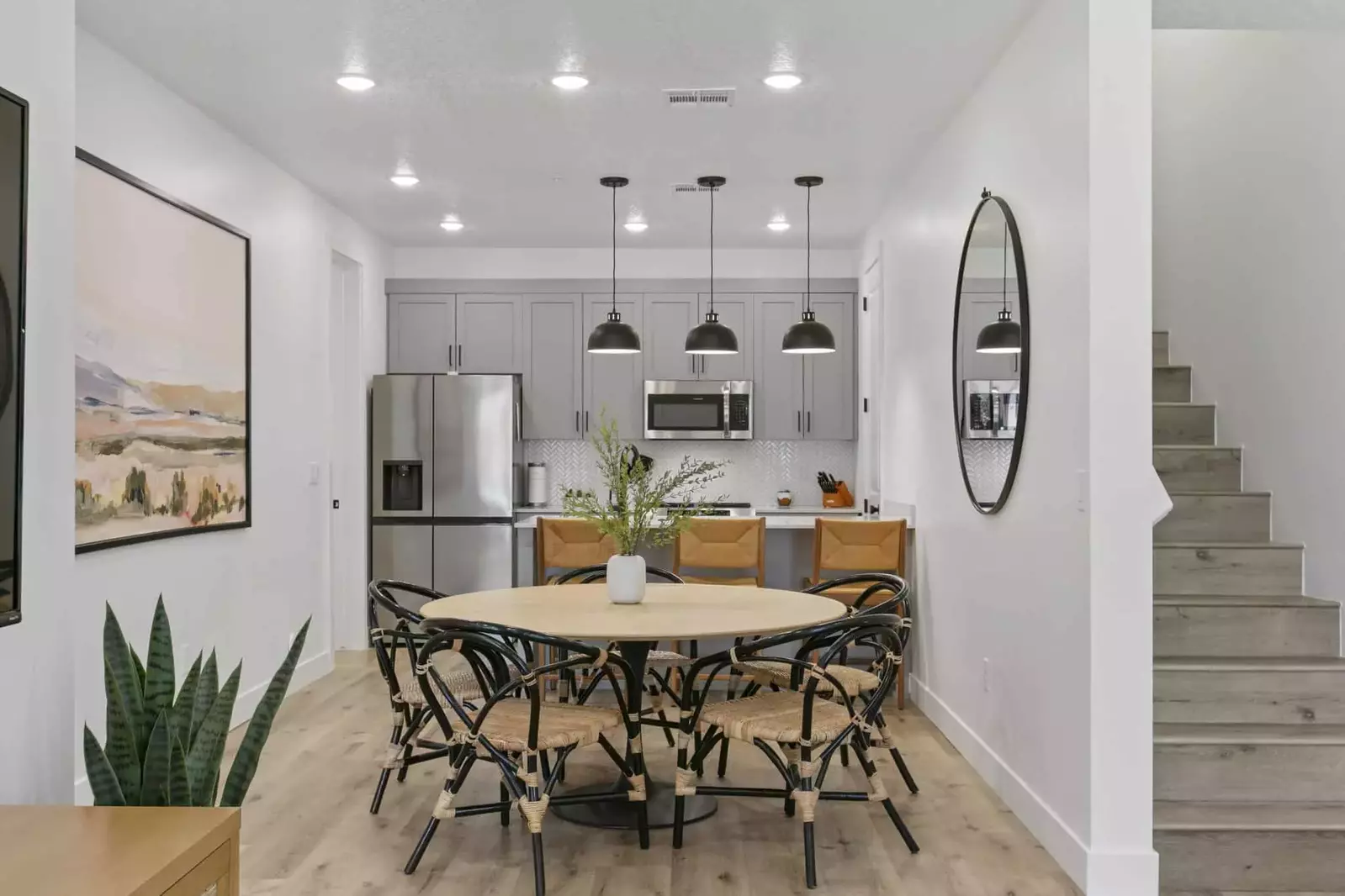 Kitchen and Dining Area