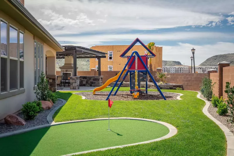 Private Putting Green and Private Playground