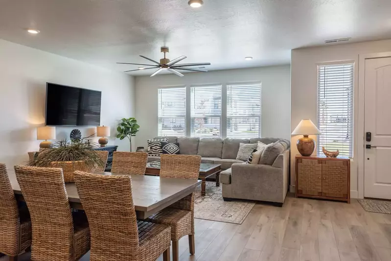 Dining Area and Living Room