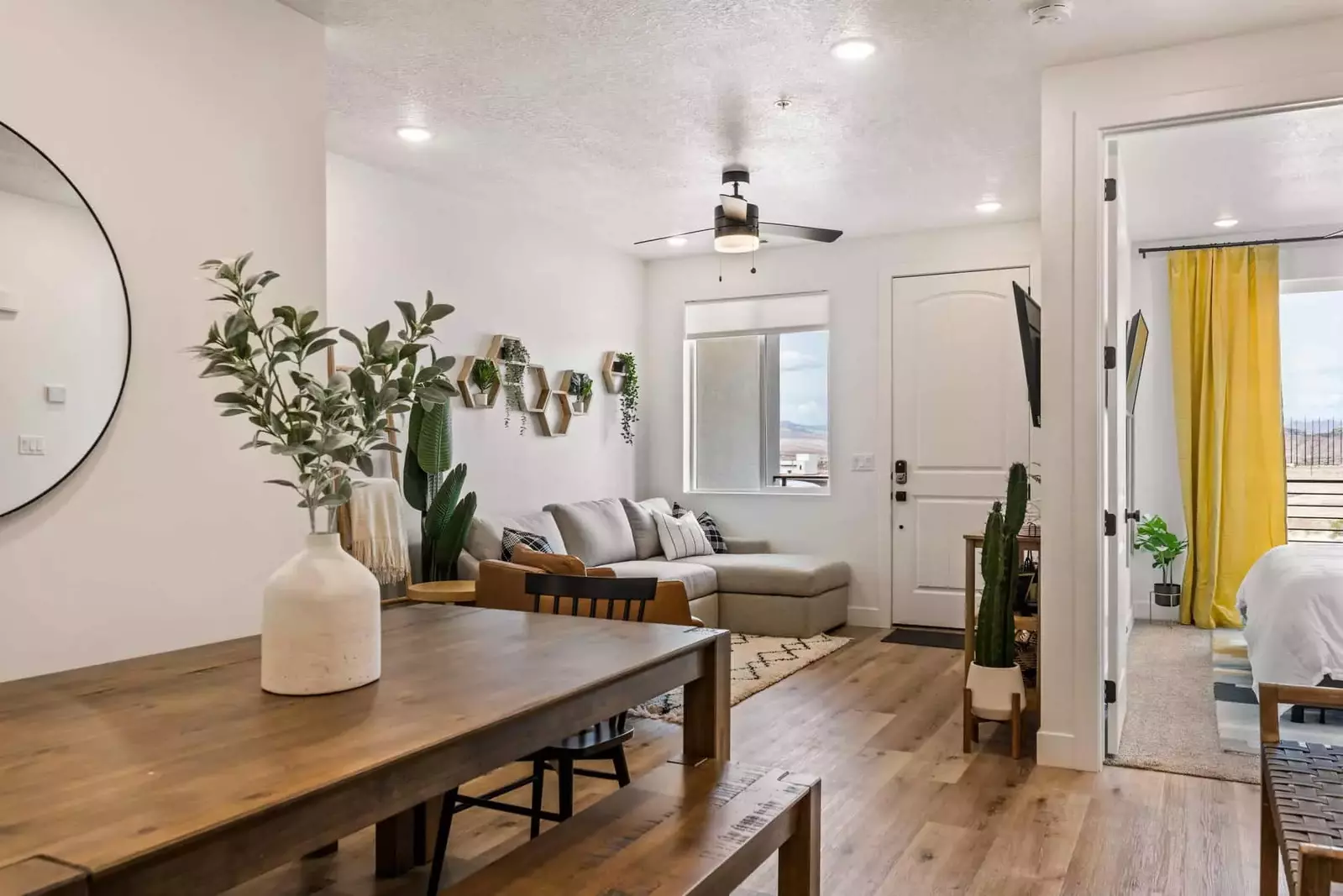 Dining Area and Living Room