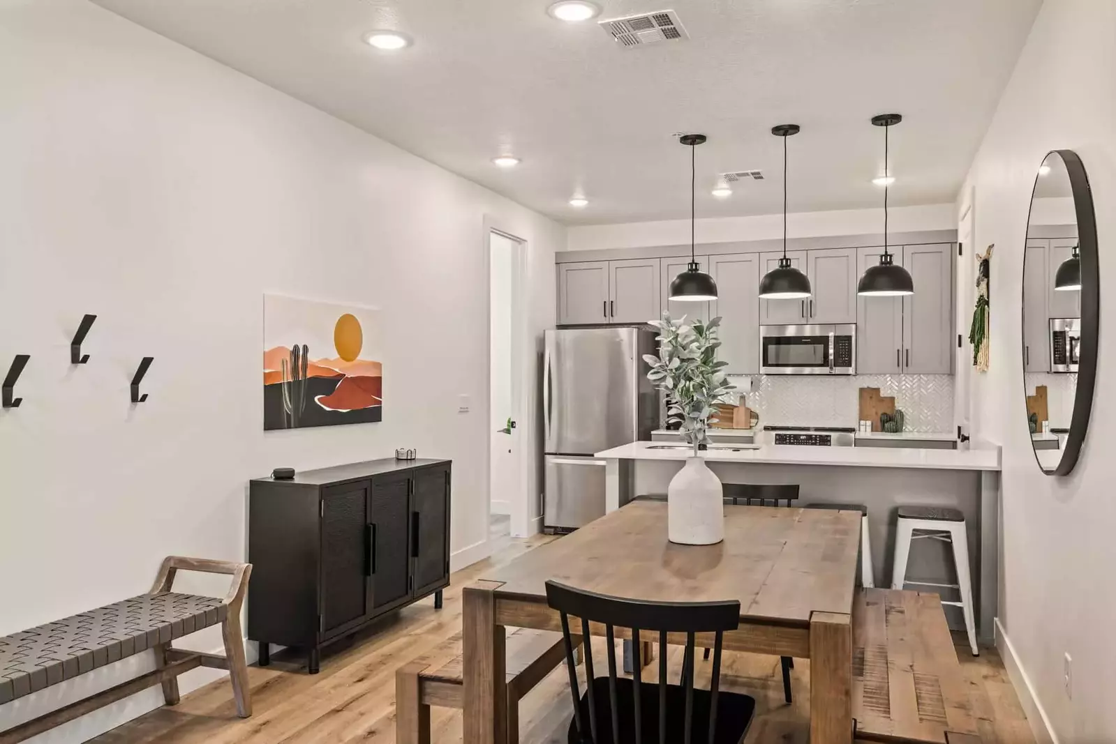 Dining Area and Kitchen