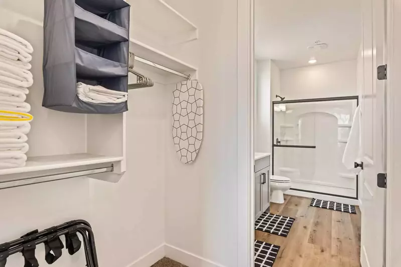 Full Bath and Closet