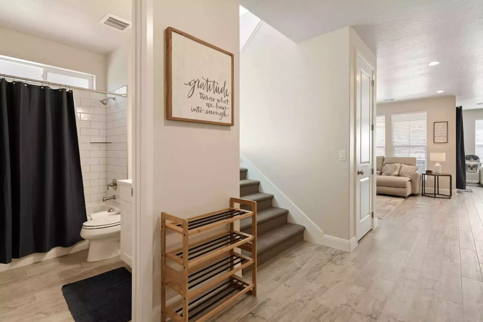 Entryway & Main Floor Bathroom