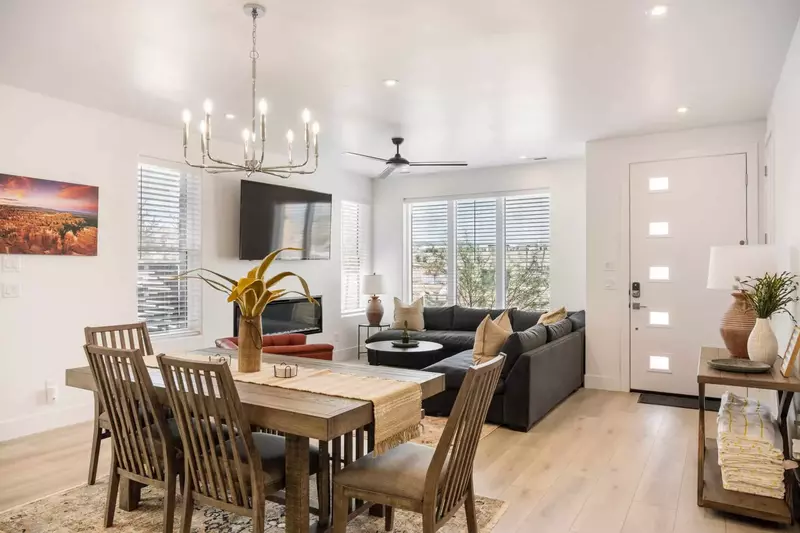 Dining Area and Living Room