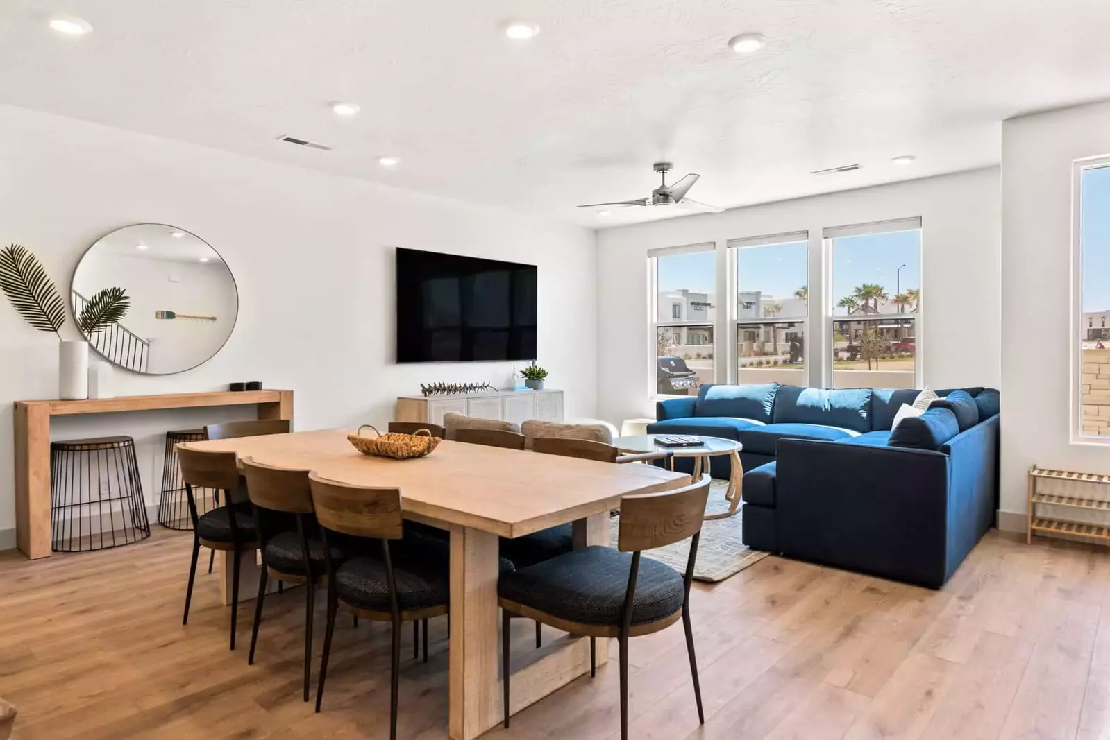 Dining Area and Living Room