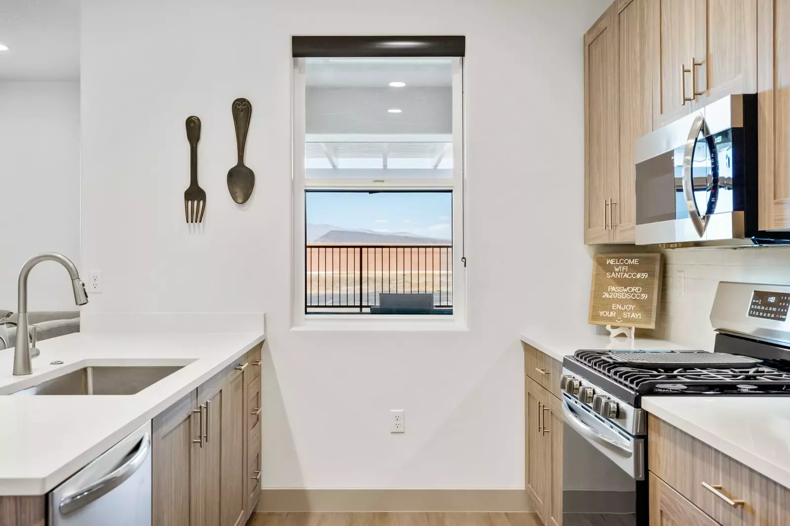 Fully Equipped Kitchen Area