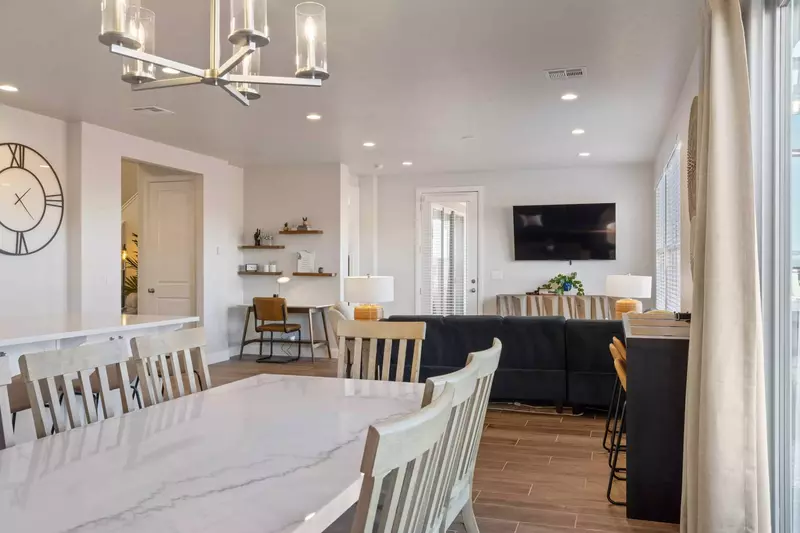 Dining Area and Living Room