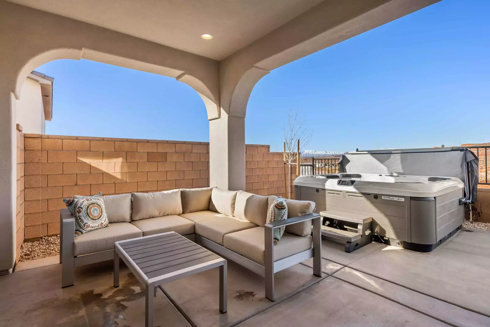 Private Hot Tub and Outdoor Seating