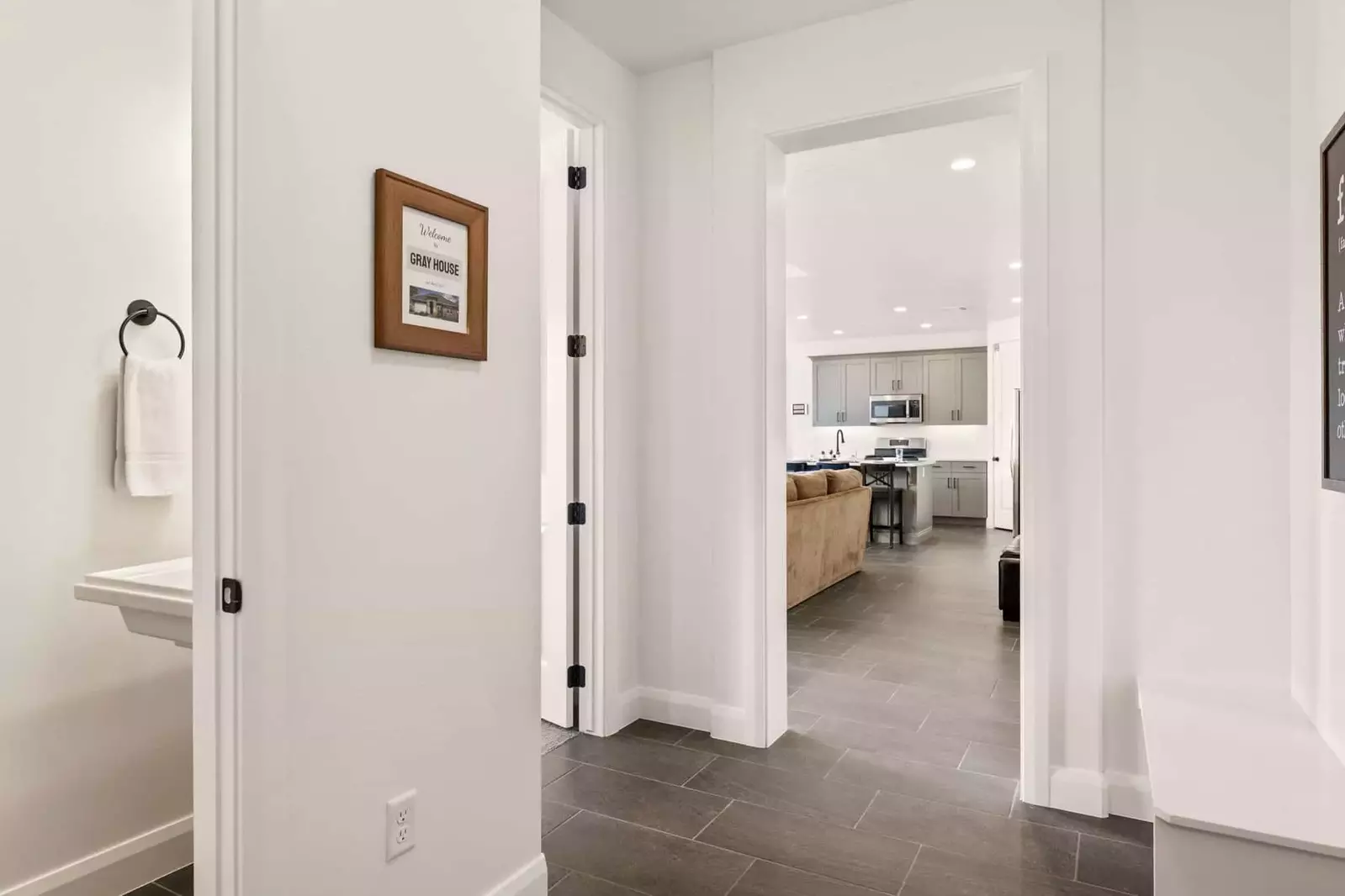 Laundry Room to Living Room