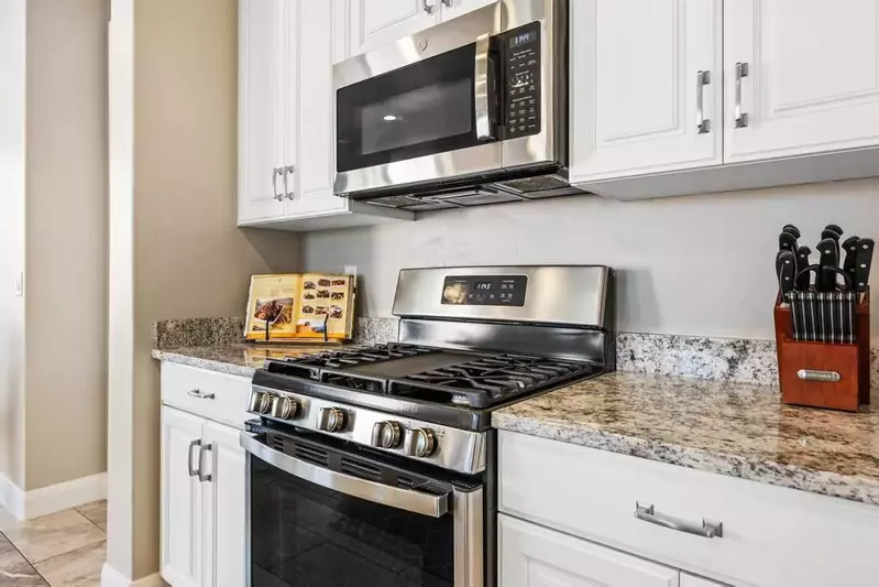 Kitchen with Gas Stove