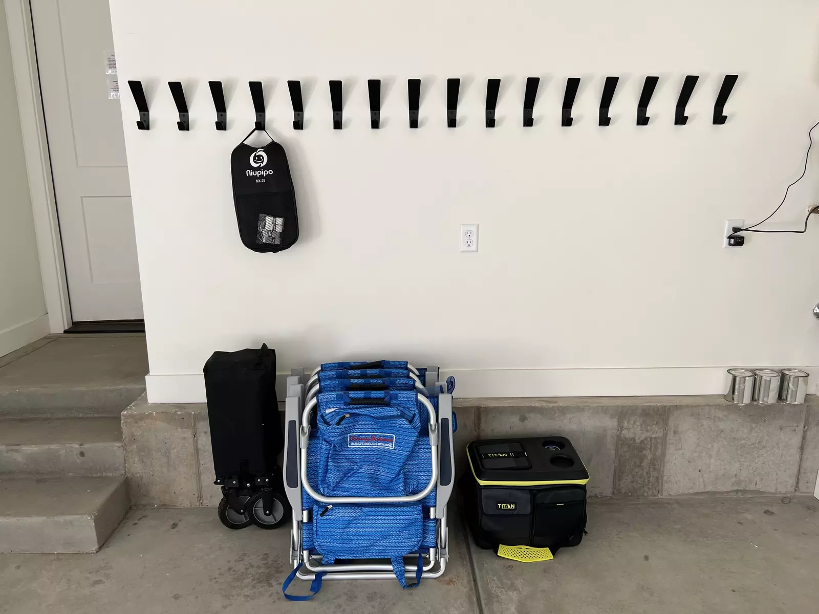 Wagon, Chairs and a Beach Cooler