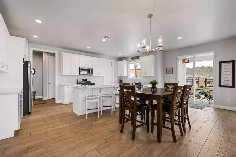 Dining Area and Kitchen