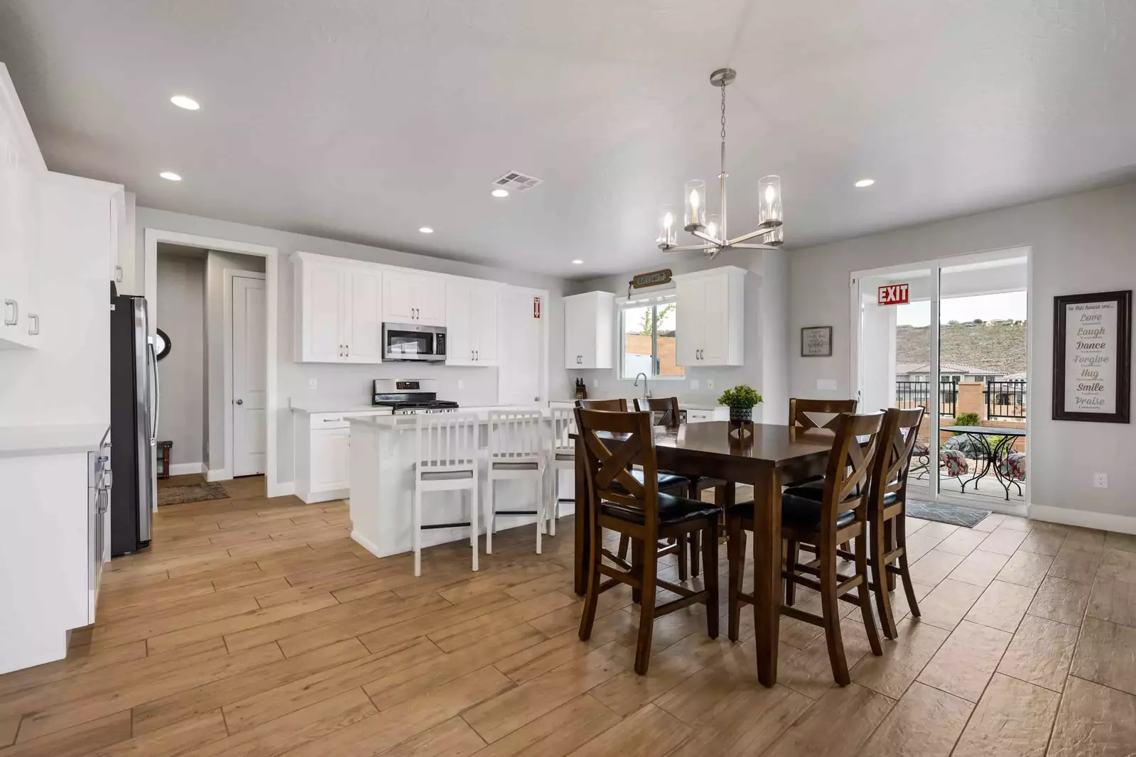 Dining Area and Kitchen