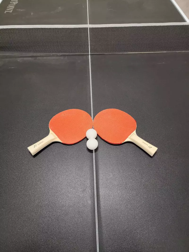 Ping Pong Table with Paddles