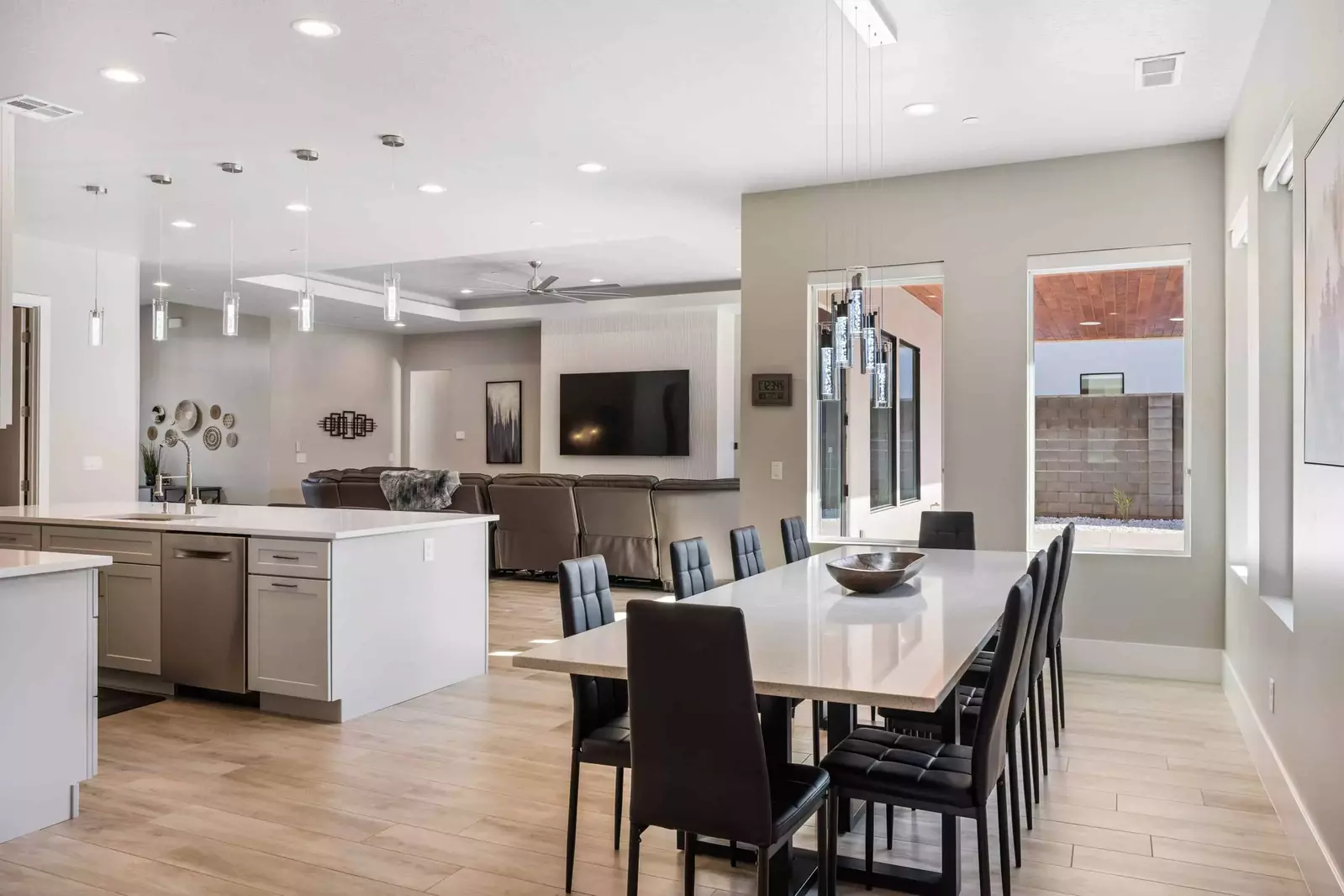 Kitchen and Dining Area