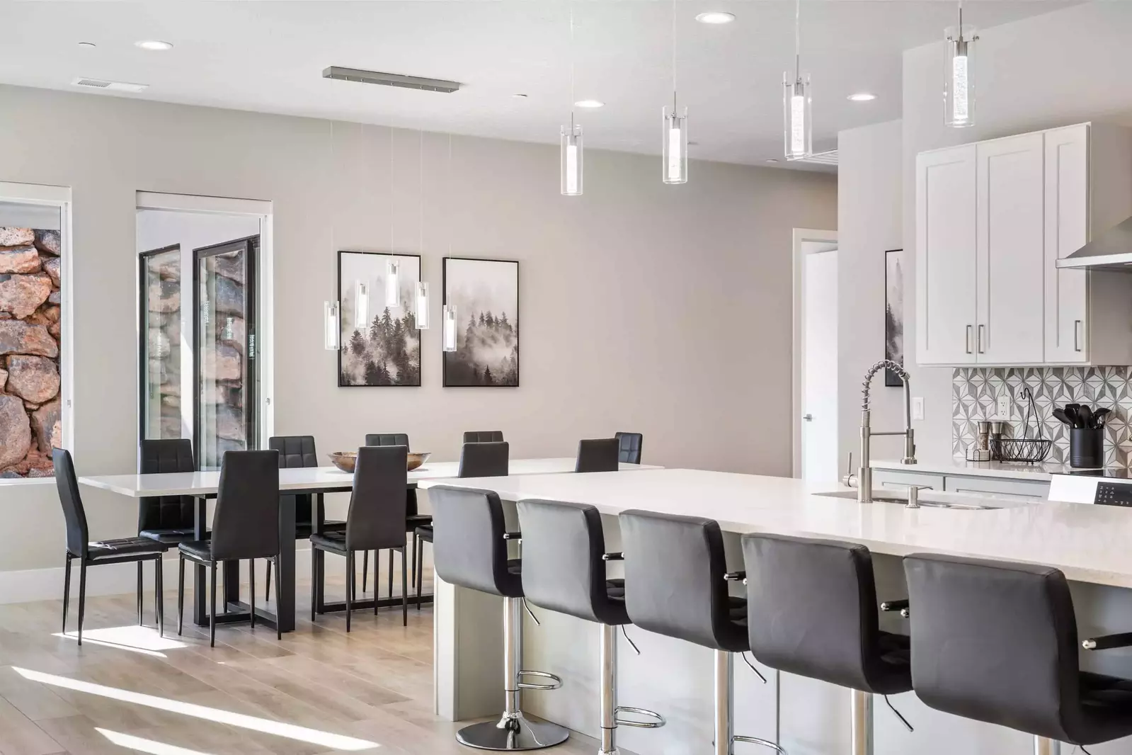 Kitchen and Dining Area