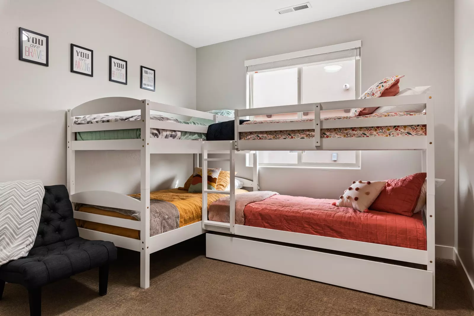 2 Twin/Twin and Twin Trundle Bunk Room