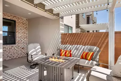 Pergola and Fire Table