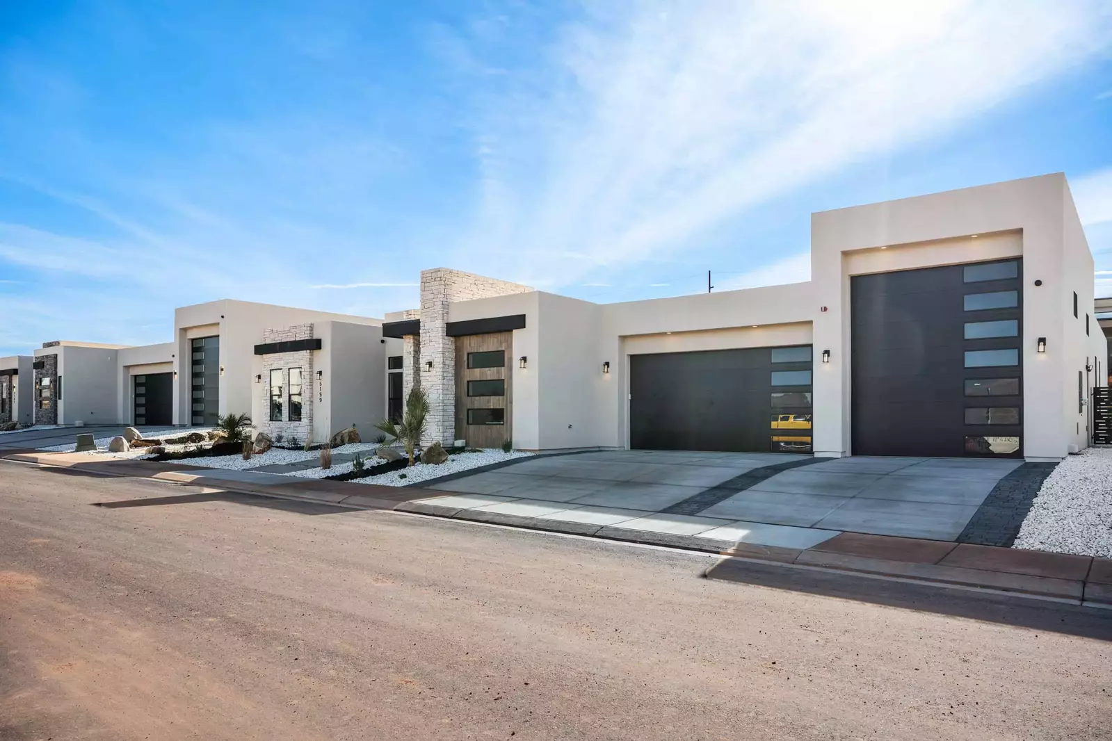 Front View of Both Homes