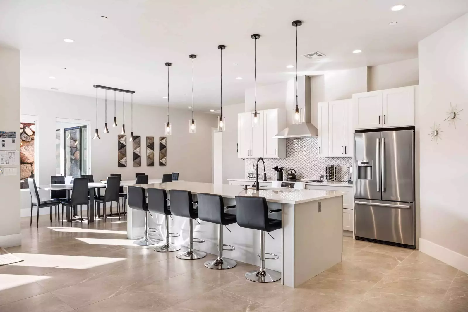 Kitchen and Dining Area