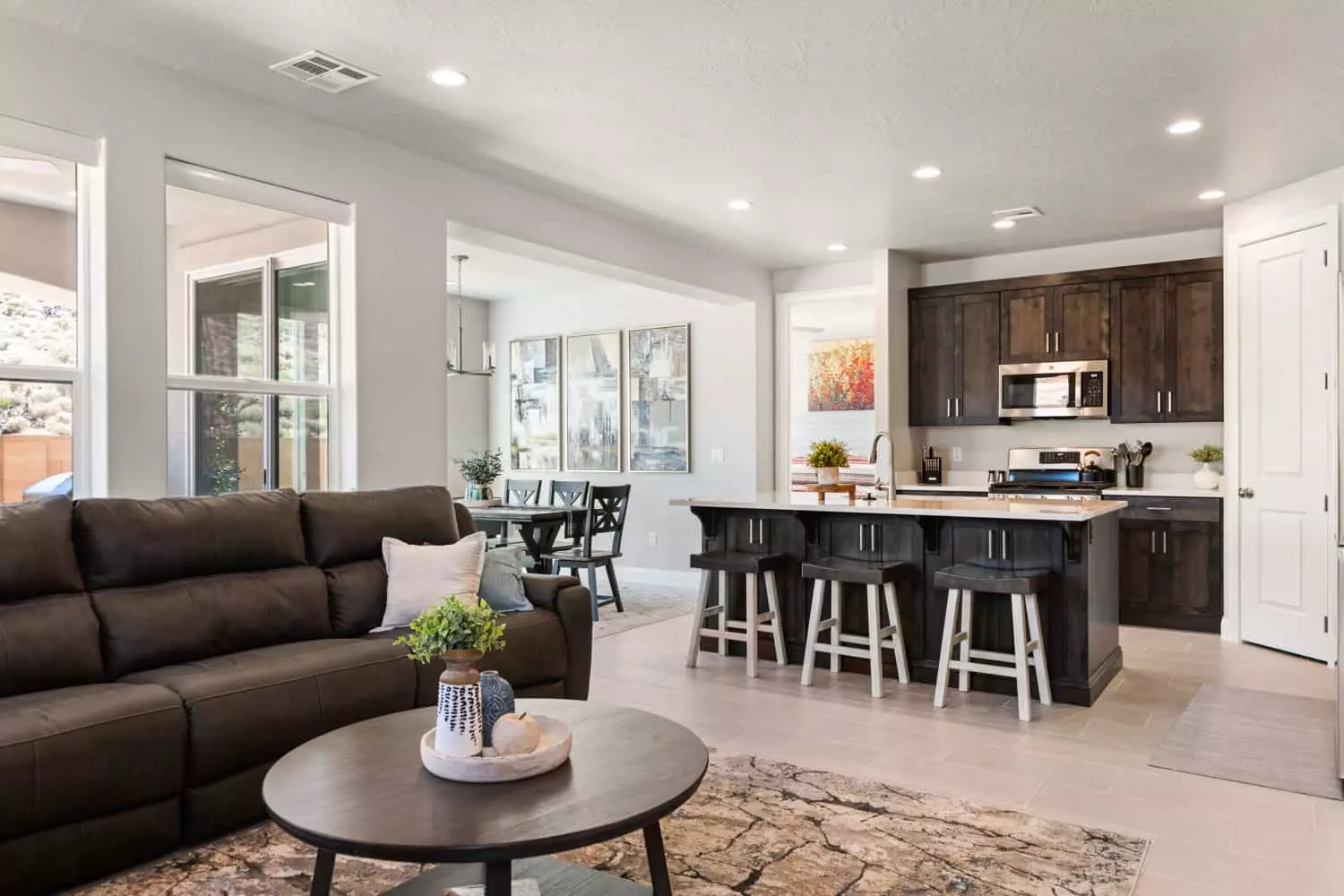 Living Room and Kitchen