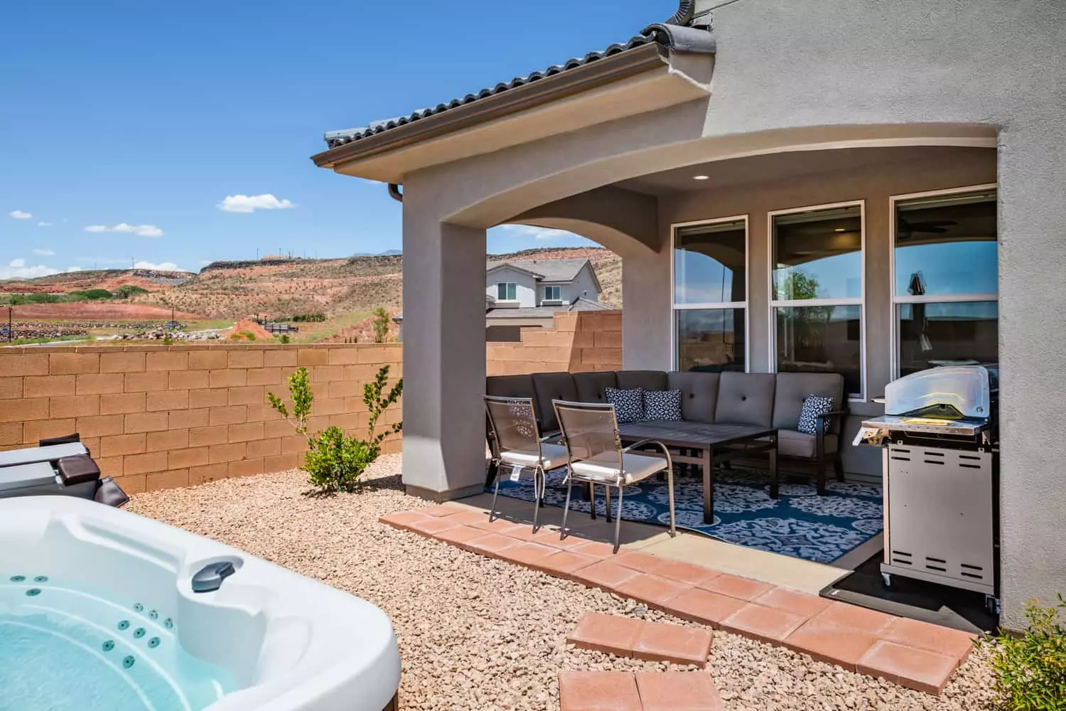 Private Hot Tub and Outdoor Seating