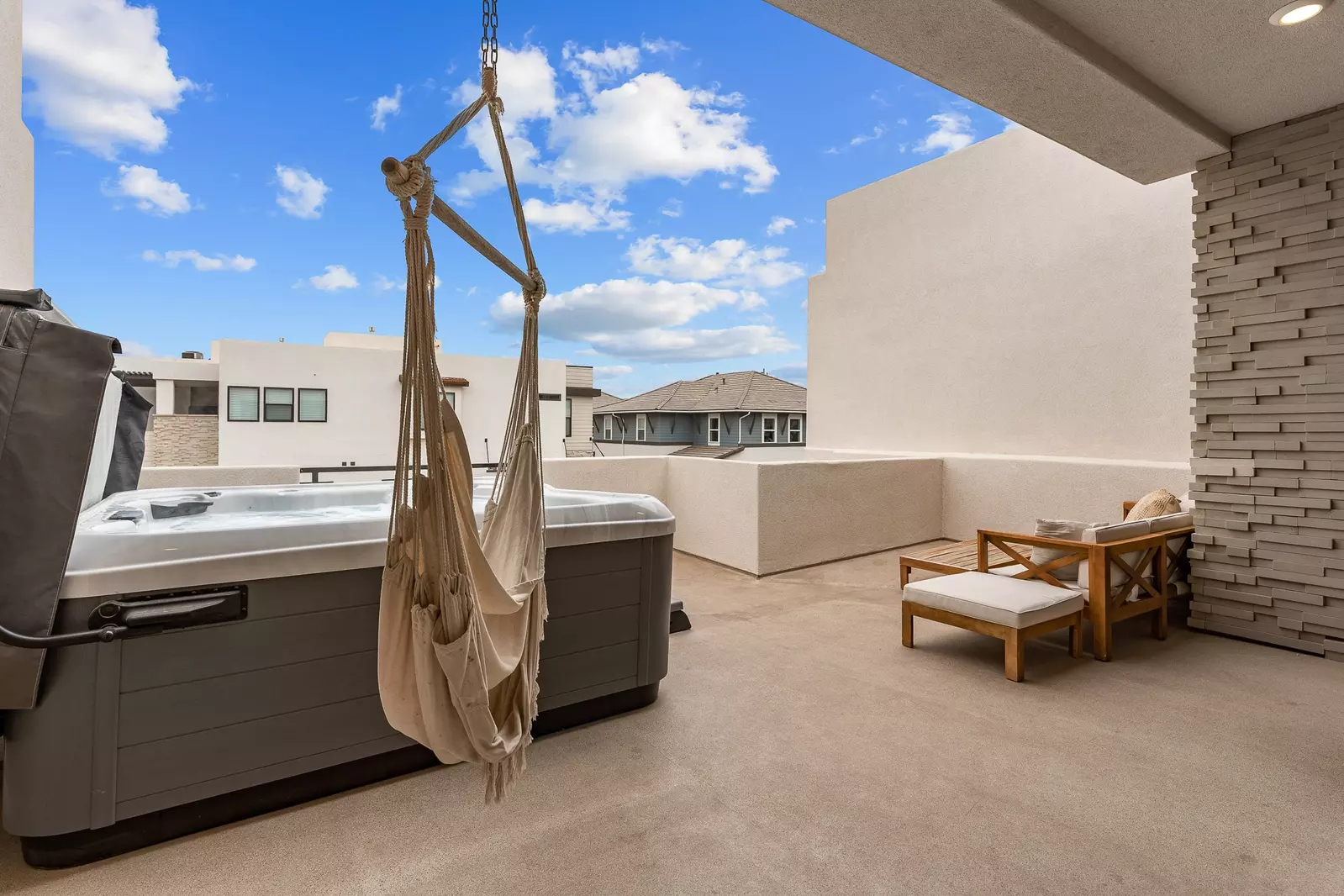 Rooftop Patio and Private Hot Tub