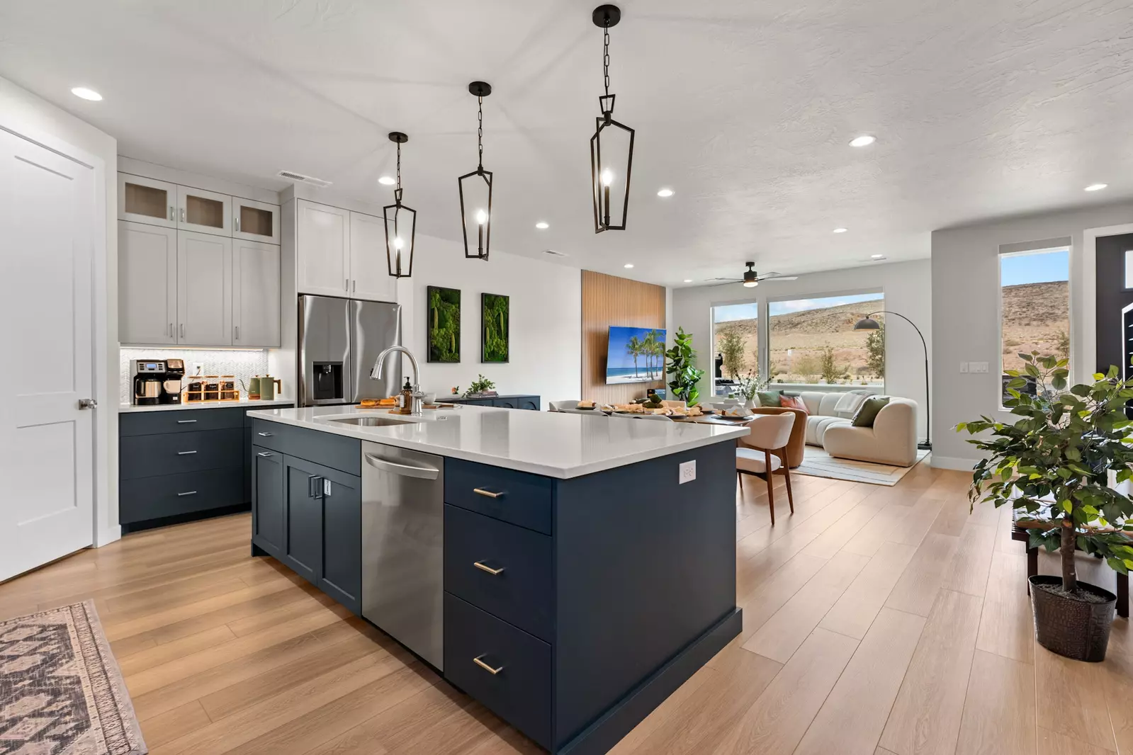 Kitchen Area with Island