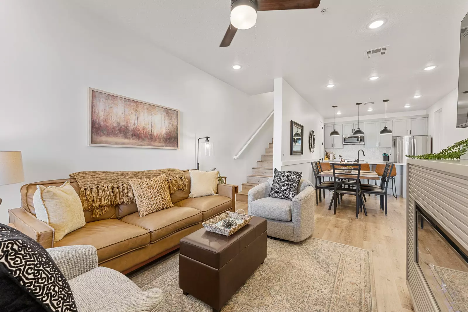 Main Level Kitchen and Dining Area